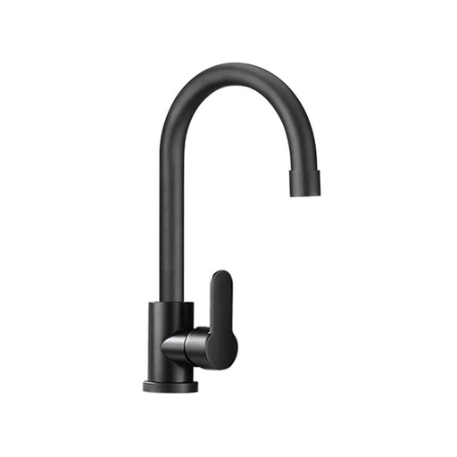 [GB-968] GRIFERIA DE LUJO NEGRA AGUA FRIA PARA LAVAPLATOS
