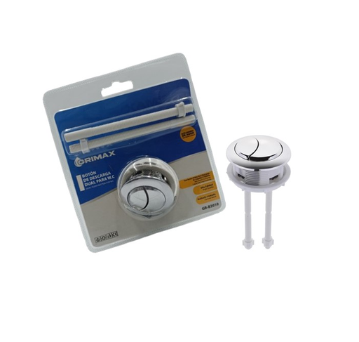 [GR-B2010] GRIMAX PUSH BUTTON SUPERIOR P/DESCARGA DUAL W.C