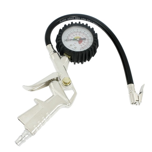 [HR-243] PISTOLA PARA INFLAR NEUMATICO C/MANOMETRO