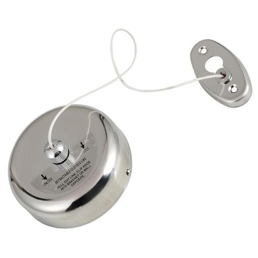 [HR-319] TENDEDERO RECTRACTIL DE ACERO INOXIDABLE PARA ROPA