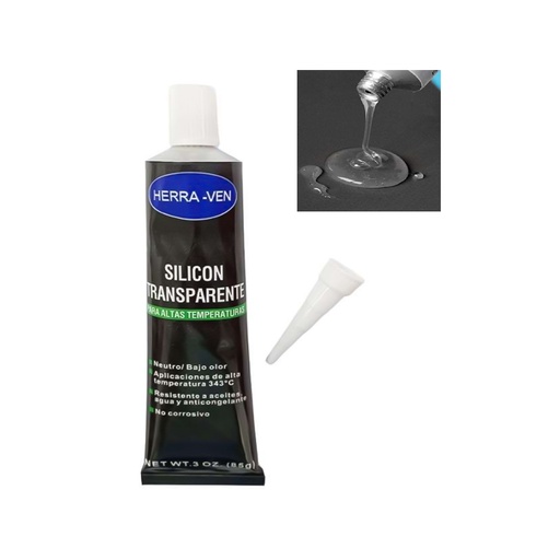 [HR-631] SILICON TRNSPARENTE PARA ALTA TEMPERATURA
