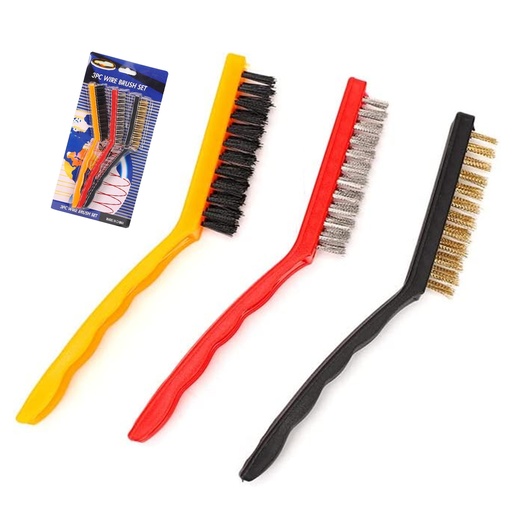 [HR-69] JUEGO DE 3 CEPILLOS DE ALAMBRE GRANDES