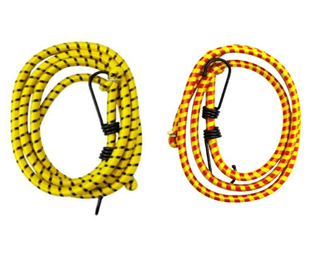 [HR-705-AM] CUERDA ELASTICA DE AMARRE C/GANCHO AMARILLA