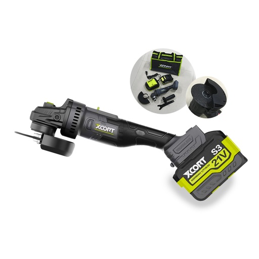 [HR-E3008] XCORT ESMERIL ANGULAR INALÁMBRICO DE 5”