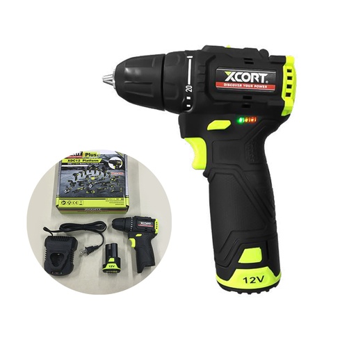 [HR-E3013] XCORT TALADRO INALAMBRICO 12V