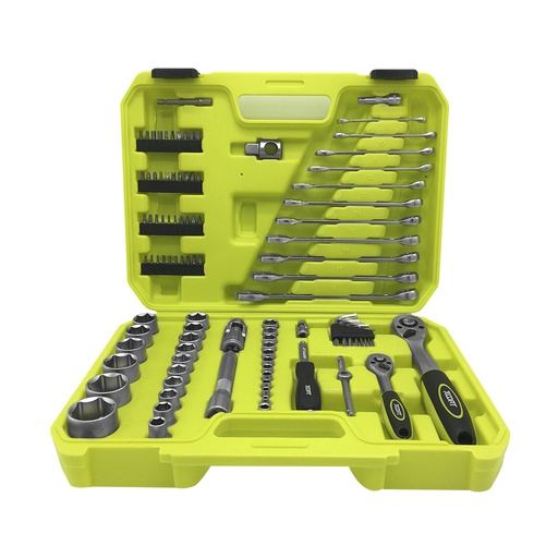 [HR-M3491] XCORT JUEGO DE HERRAMIENTAS DE 97 PZA 1/4" Y 1/2"