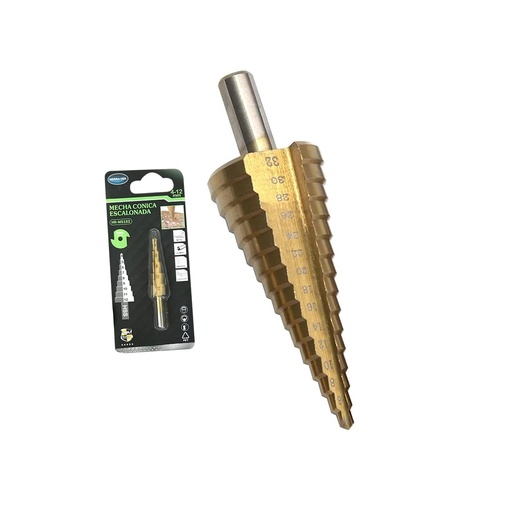 [HR-M5154] MECHA HERRA-VEN CONICA ESCALONADA 4/30