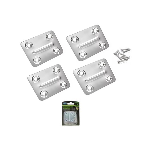 [HR-M5419] HERRA-VEN SOPORTE DE ESQUINA (50X40X1.2mm) (4PZAS)