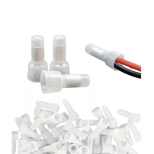 [LD-1037-1X] CAPUCHON DE PRESION PARA CABLE PAQT 10 UNID