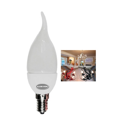 [LD-1112] BOMBILLO LED TIPO VELA (10W)