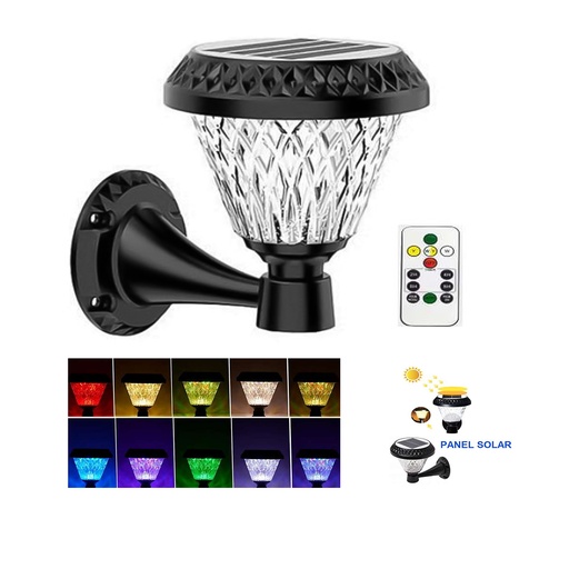 [LD-1469] LAMPARA LED SOLAR DE PARED