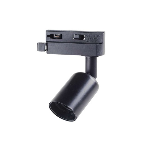 [LD-1600] ILUM VEN LAMPARA NEGRA DE CARRIL P/LED E27