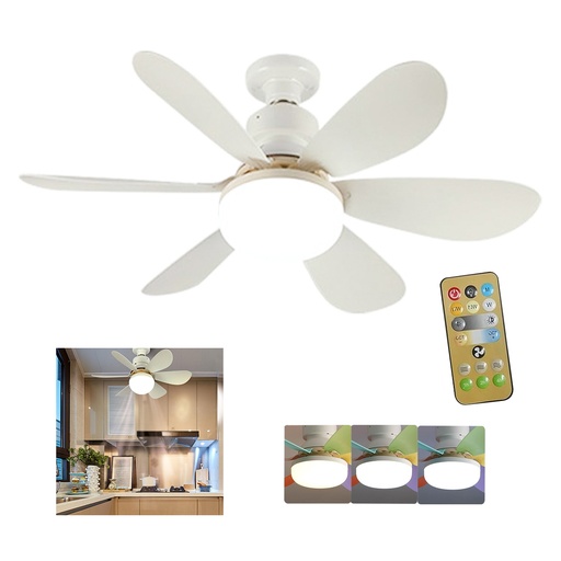 [LD-1668] ILUM VEN VENTILADOR DE TECHO CON LUZ LED (40W)