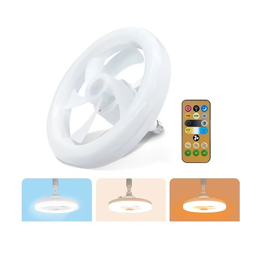 [LD-1670] BOMBILLO O LAMPARA LED CON VENTILADOR