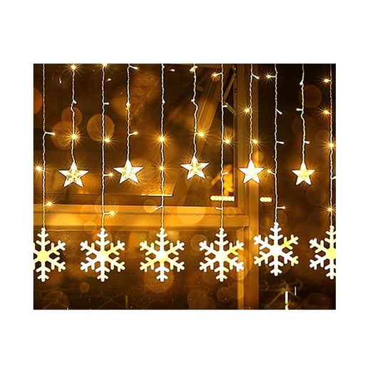 [LD-1737] CORTINA DE LUCES COPO DE NIEVE