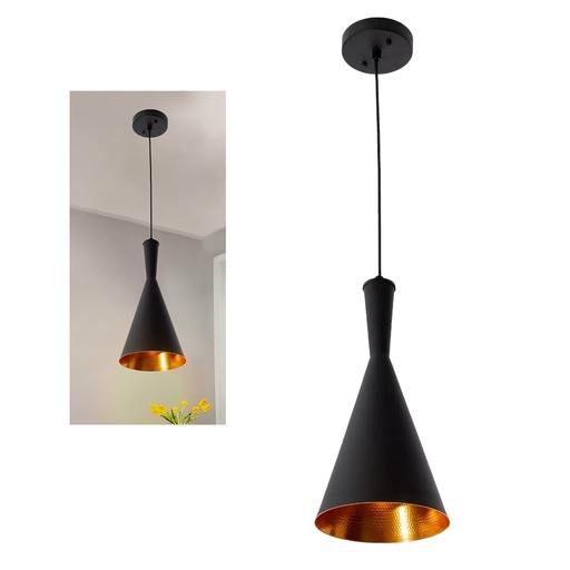 [LD-1836] LAMPARA COLGANTE TIPO CONO.