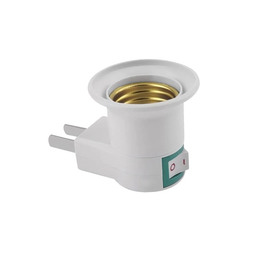 [LD-580] SOCATE CON ENCHUFE ROSCA E-27