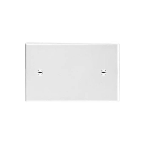 [LD-593-B] TAPA CIEGA RECTANGULAR 4X2 BLANCO