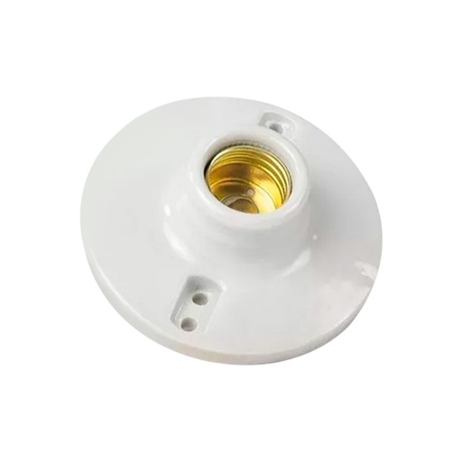 [LD-664-B] SOCATE DE PORCELANA REDONDO 4"