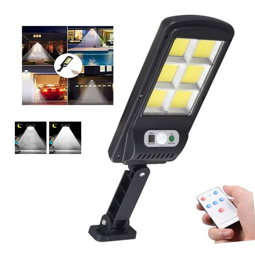 [LD-700] LAMPARA LED CON PANEL SOLAR CON CONTROL REMOTO