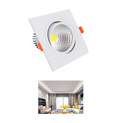 [LD-729] ILUM VEN LAMPARA TIPO OJO DE BUEY CUADRADA 25W