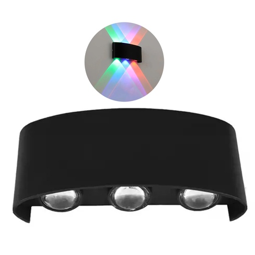 [LD-800] LAMPARA LED SEMICIRCULAR RGB (6*1W) (48W)