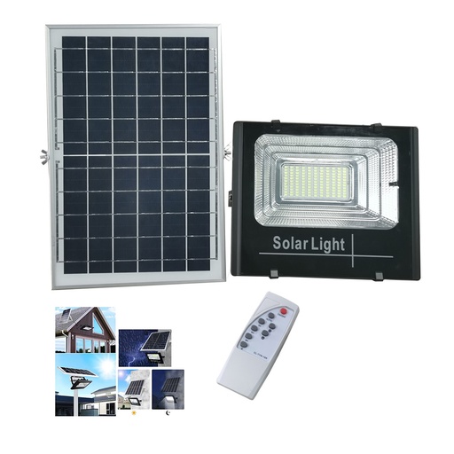[LD-814] REFLECTOR LED C/ PANEL SOLAR (35W)