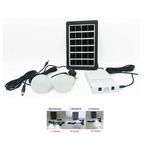 [LD-843] ILUM-VEN KIT DE ILUMINACION LED POR CARGA SOLAR