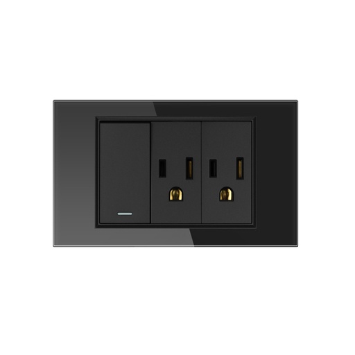 [LD-866] TOMACORRIENTE DOBLE CON APAGADOR