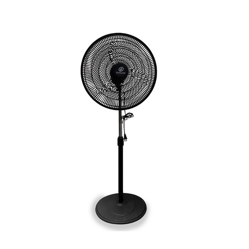 [N37] VENTILADOR 18" SENCILLO C/ 3 ASPA NEGRA PLASTICO