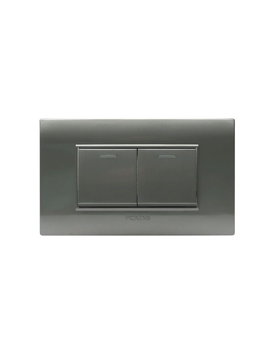 [PL-118K-02] PICKENS INTERRUPTOR DOBLE PLATEADO