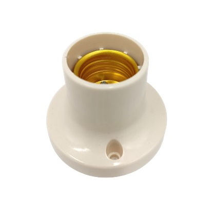 [VT-222132] V-TEG PORTA LAMPARA DE BAQUELITA MARFIL 4A 250V