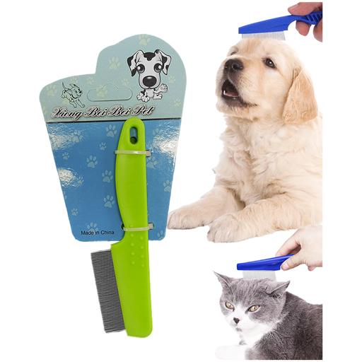 [YN1431] BEIBEI PET PEINE METAL ANTI PULGAS