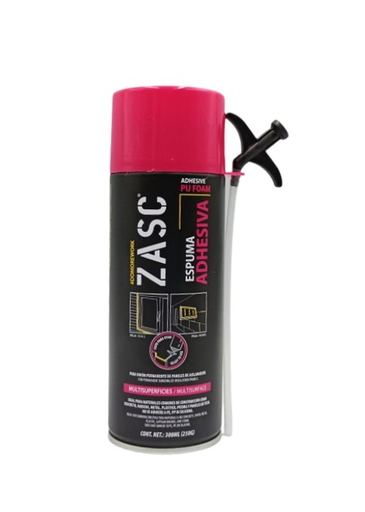 [Z-APF-300ML] ZASC ESPUMA ADHESIVA MULTIISUPERFICIES, 300ML (250G)