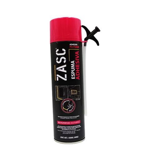 [Z-APF-500ML] ZASC ESPUMA ADHESIVA MULTIISUPERFICIES, 500ML (400G)