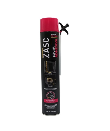 [Z-APF-750ML] ZASC ESPUMA ADHESIVA MULTIISUPERFICIES, 750ML (800G)