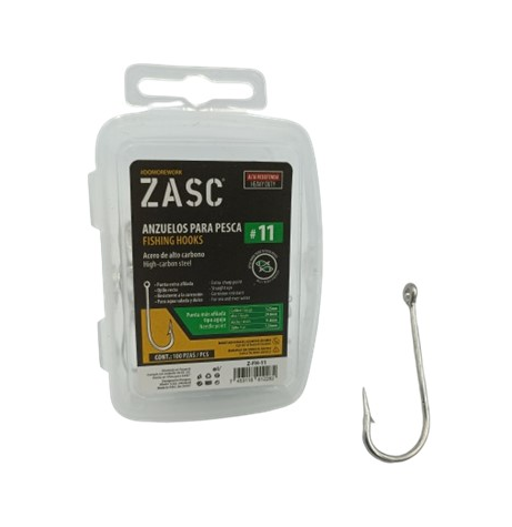 [Z-FH-11] ZASC ANZUELO PARA PESCAR N° 11