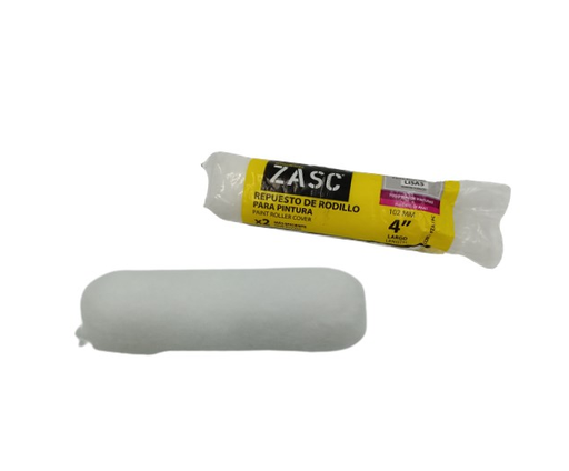 [Z-PRC4X0.4S-WT] ZASC FUNDA P/RODILLO DE 4" PARA SUPERFICIE LISA