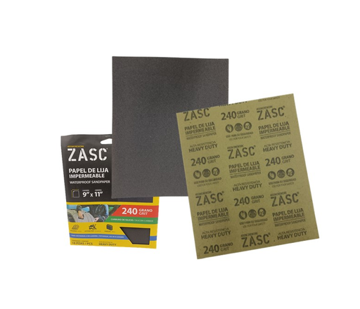 [Z-SCWS9X11-240] ZASC LIJA DE AGUA GRANO 240
