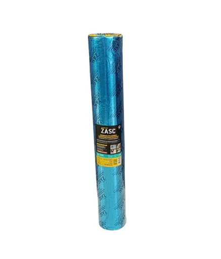 [Z-SFT3X10-MBU] ZASC CINTA ALUMINIZADA DE BUTILO AUTOADHESIVA MULTIPROPOSITO 10MTS X1MTS