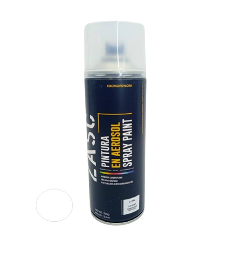 [Z-SP191ML] ZASC PINTURA SPRAY TRANSPARENTE MATE 400ML