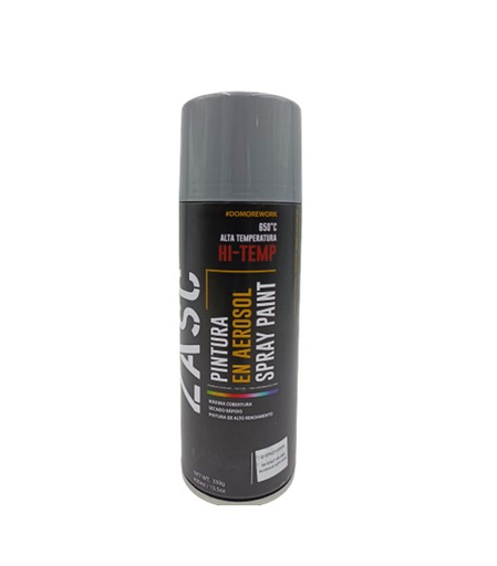 [Z-SPHT1300S] ZASC PINTUTA EN SPRAY PLATEADO ALTA TEMPERATURA 400ML