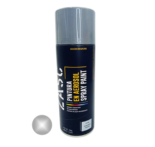 [Z-SPM36A] ZASC PINTURA SPRAY ALUMINIO 400ML