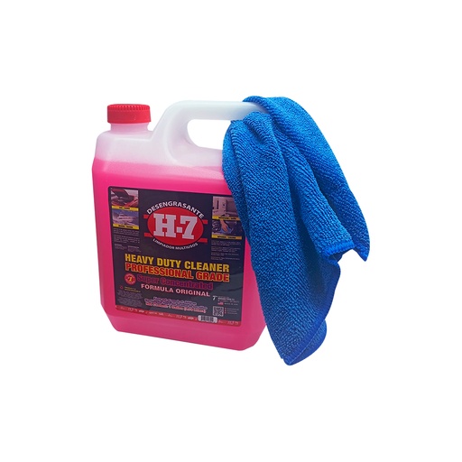 [COMBOH7] COMBO GALON DESENGRASANTE H7 + PAÑO MICRO FIBRA.
