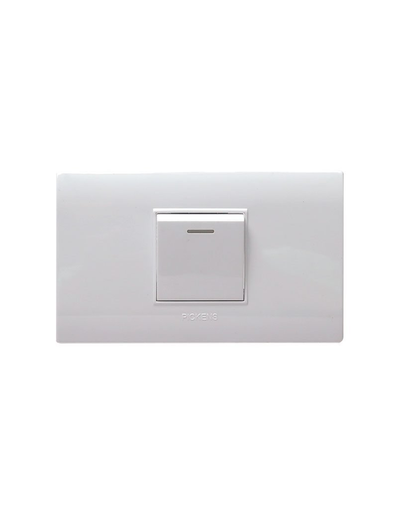 [BL-118K-01] BL-118K-01 PICKENS INTERRUPTOR SENCILLO BLANCO