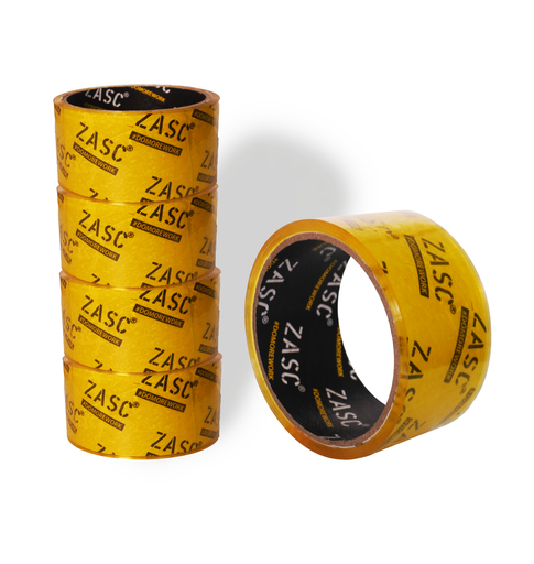 [Z-PT50X33-YL] ZASC CINTA ADHESIVA AMARILLO 2" X 30 MTS