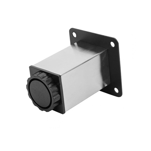 [HR-559] PATA CUADRADA AJUSTABLE P/ MUEBLES 8CM