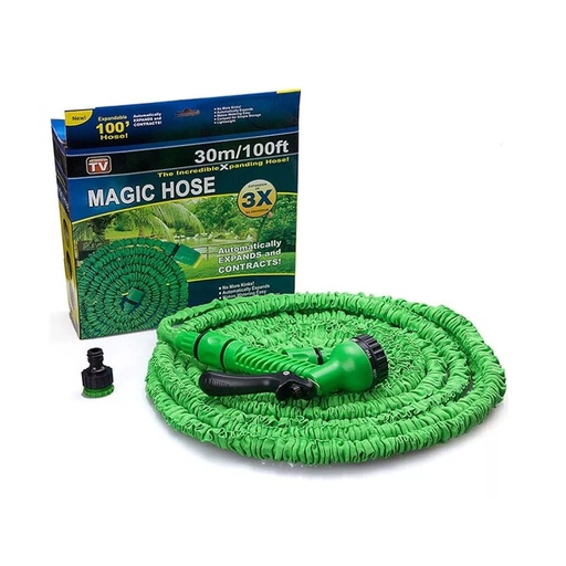 [GB-849] KIT DE MANGUERA EXTENSIBLE CON ROCIADOR (5-15M)