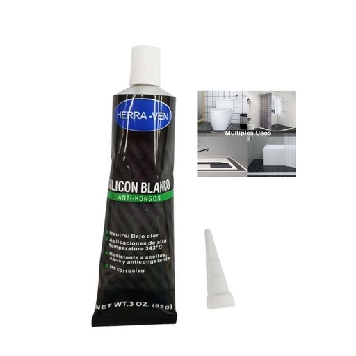 [HR-630] SILICON BLANCO PARA ALTA TEMPERATURA