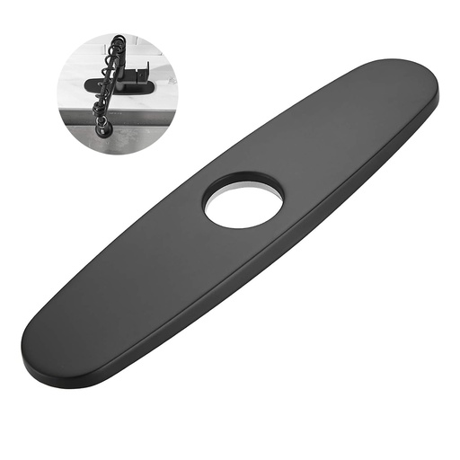 [GB-249] REPUESTO BASE P/GRIFERIA ACERO NEGRO 8"